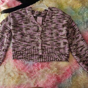 Nwt half purple sweater